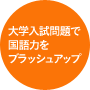 大学入試問題で国語力をブラッシュアップ