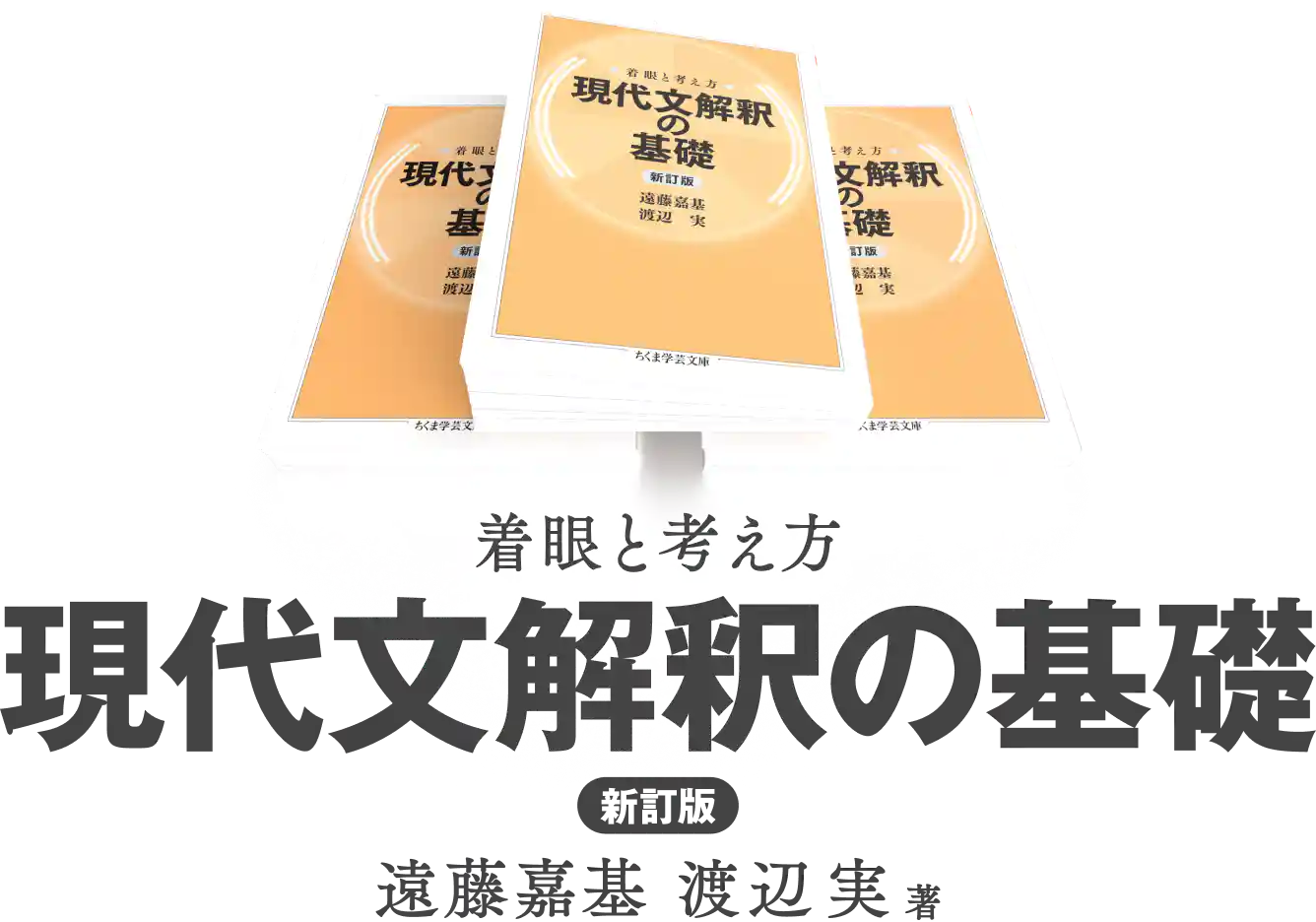 遠藤嘉基 渡辺実著『着眼と考え方　現代文解釈の基礎〔新訂版〕』